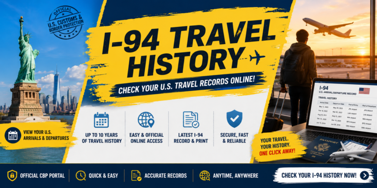 I-94 Travel History How to Check Your U.S. Travel Records Online
